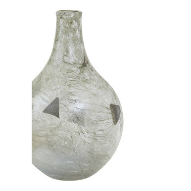 Herbie Medium Metallic Effect Bottle Vase