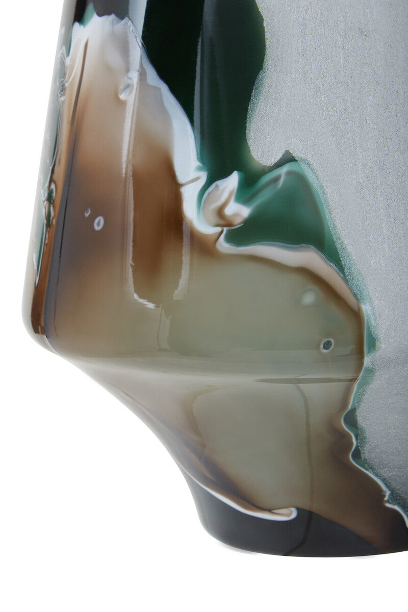 Hakan Glass Vase with Marbled Design - Image 34
