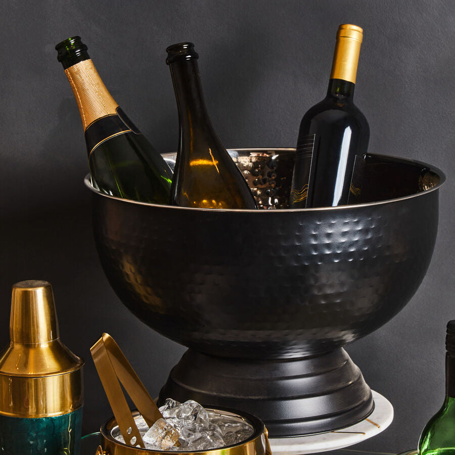 Ankara Black Finish Champagne Bowl - Image 2