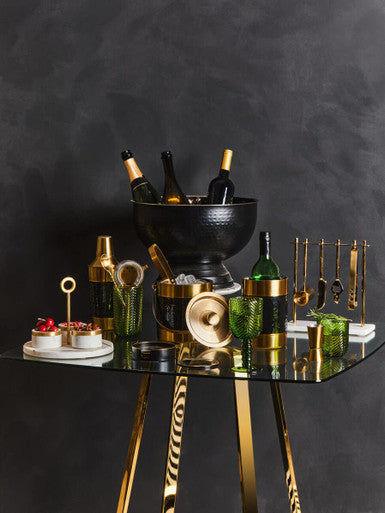 Ankara Black Finish Champagne Bowl - Image 6
