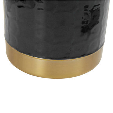 Carolina Black Enamel Ice Bucket