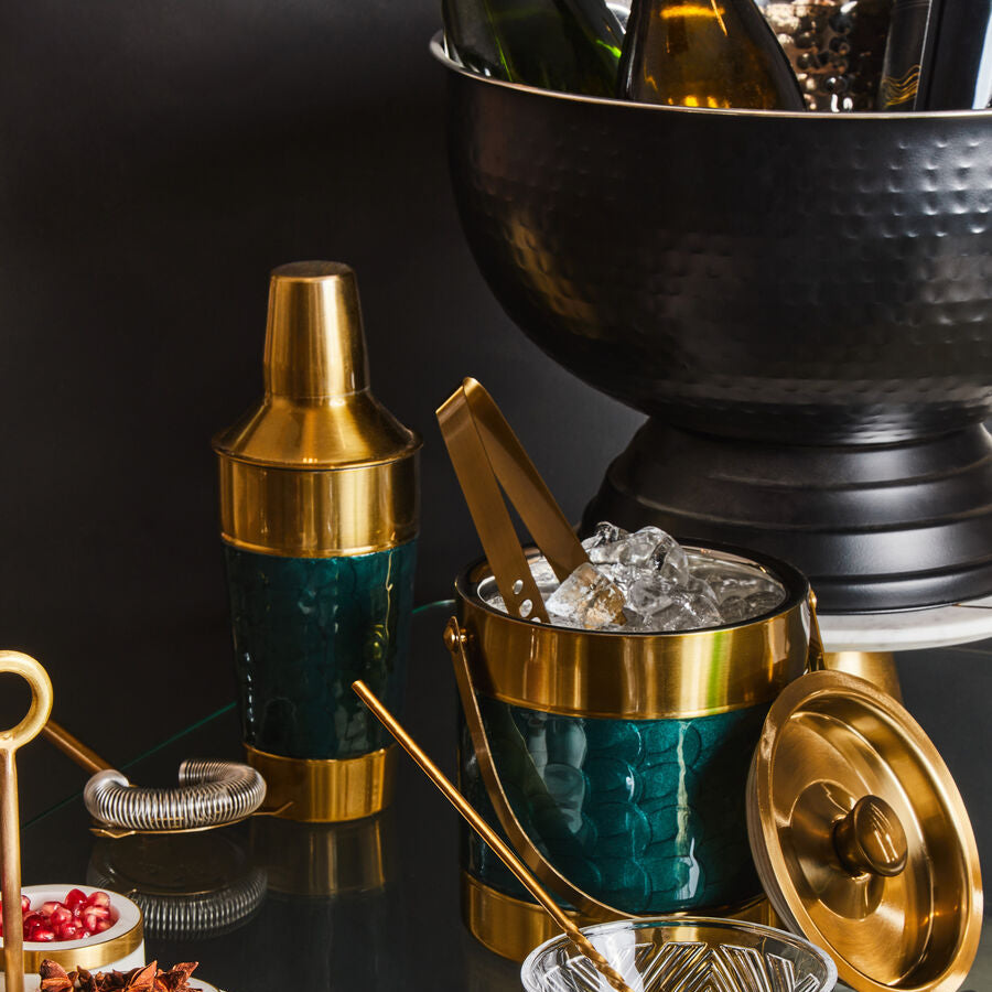 Carolina Green Enamel 4 Piece Cocktail Set - Image 2