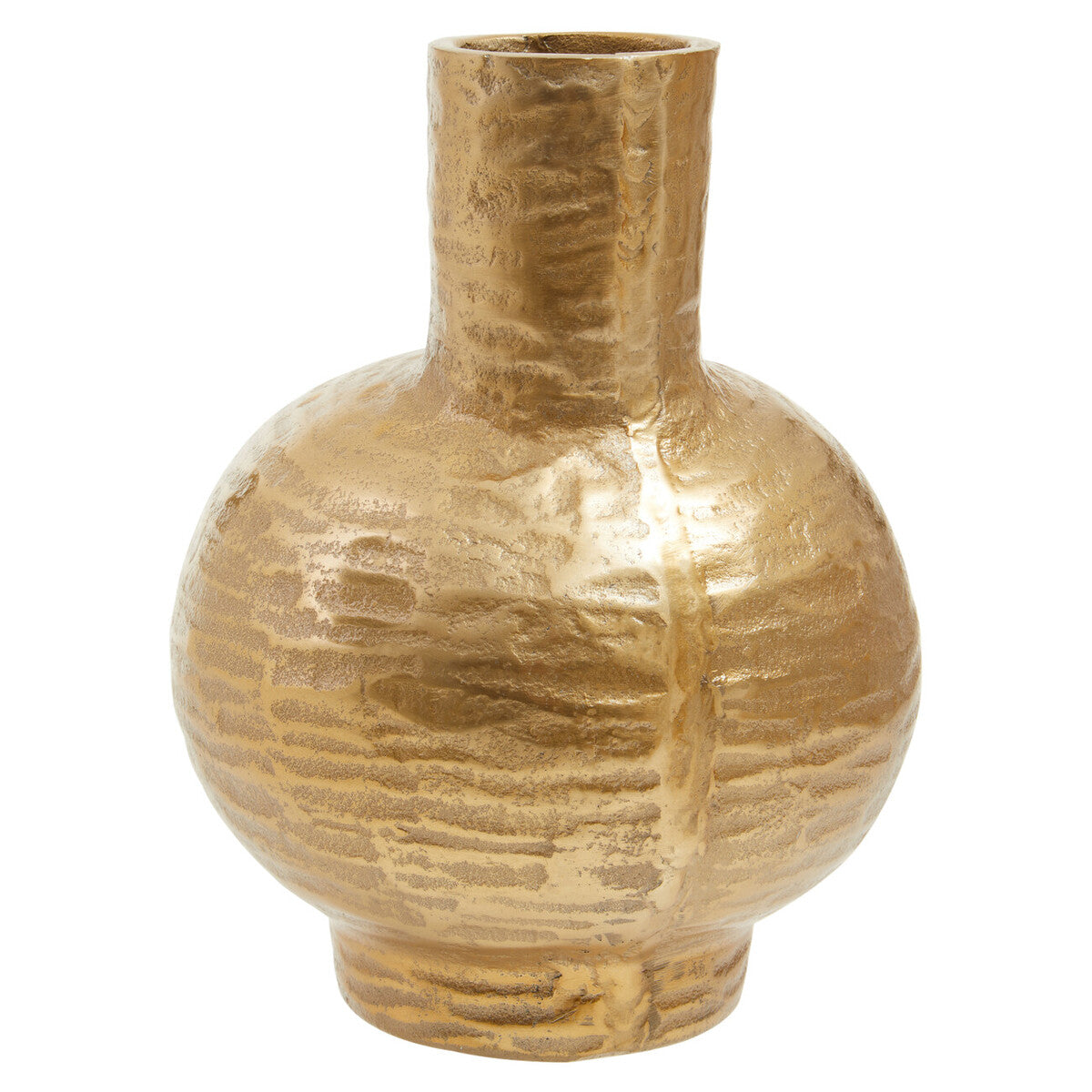 Deomali Small Abstract Gold Finish Vase