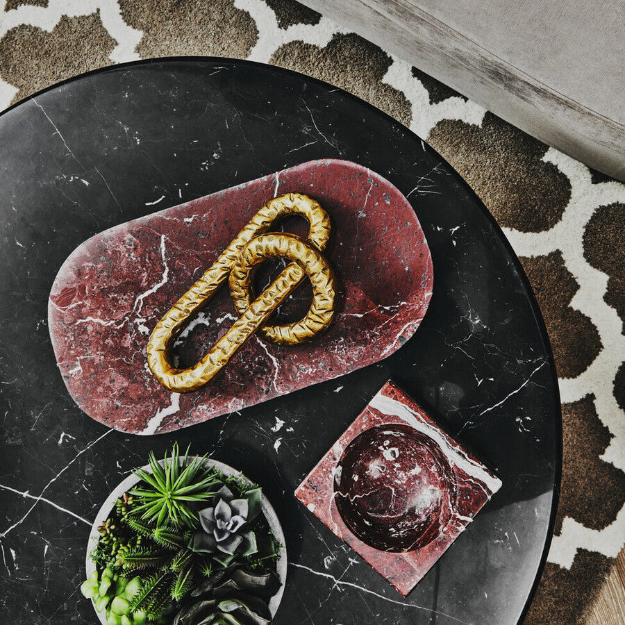 Prato Hammered Gold Chain Sculpture - Image 3