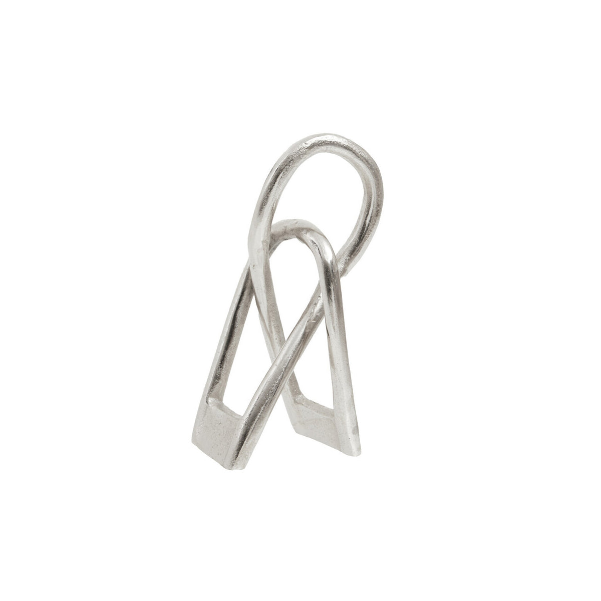 Prato Small Nickel Finish Sculpture