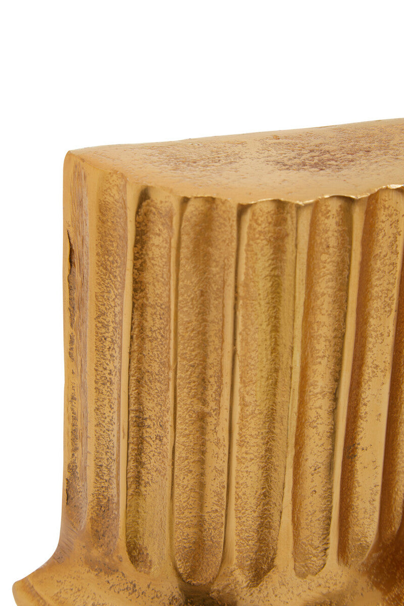 Kensington Townhouse Set of 2 Gold Pillar Bookends