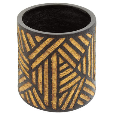 Darnell Natural And Black Planter