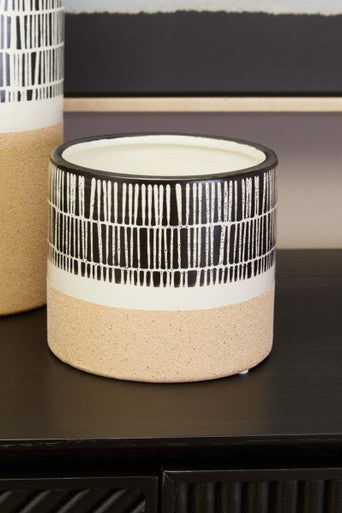 Jada Small Striped Planter