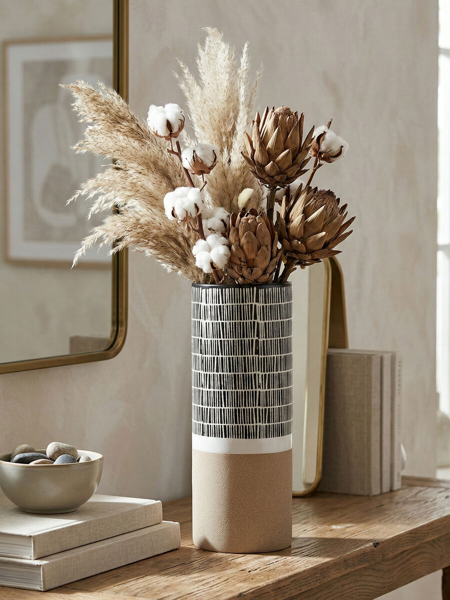 Jada Large Striped Vase