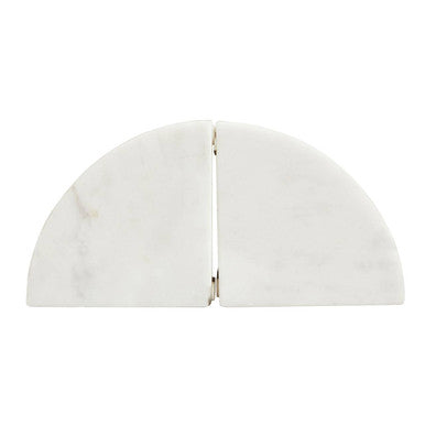 Omari Set Of Two Marble Bookends