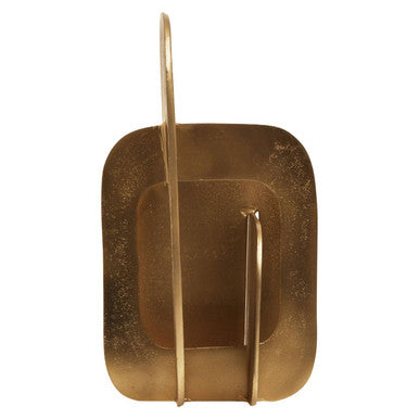 Prato Gold Finish Abstract Sculpture
