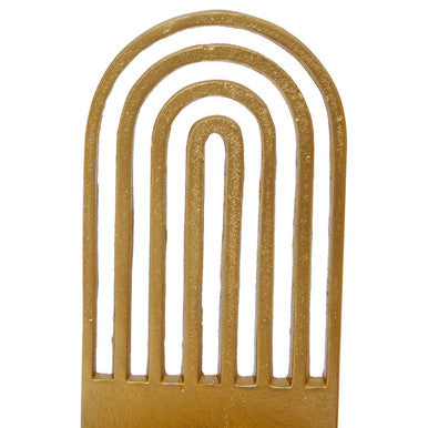 Rubi Set Of Two Gold Finish Arched Bookends