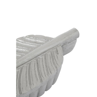 Prato Silver Finish Plume Box