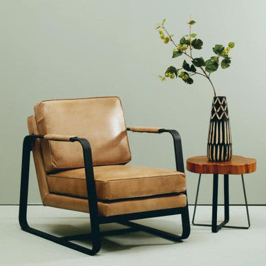 Arlo Small Engraved Wooden Vase - Image 3