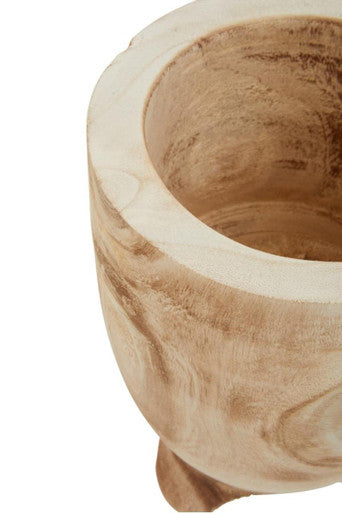 Arlo Small Natural Wooden Planter - Image 6