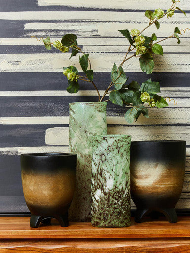 Arlo Small Wooden Black Ombre Planter - Image 8