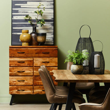 Arlo Large Wooden Black Ombre Planter - Image 3