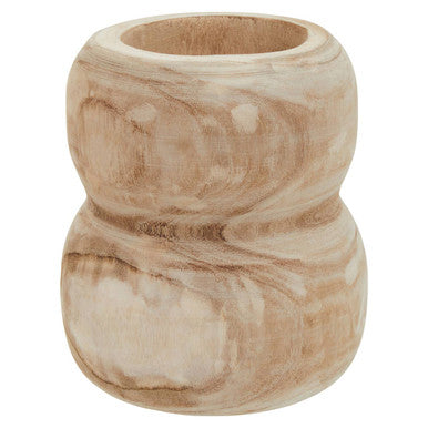 Arlo Natural Wooden Vase - Image 4