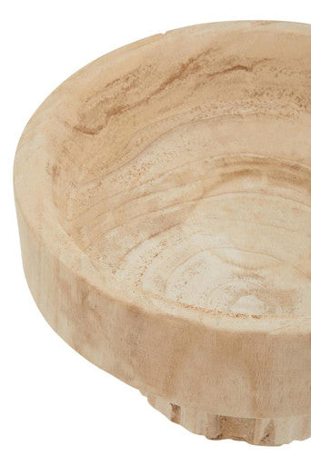 Arlo Natural Engraved Round Bowl - Image 9