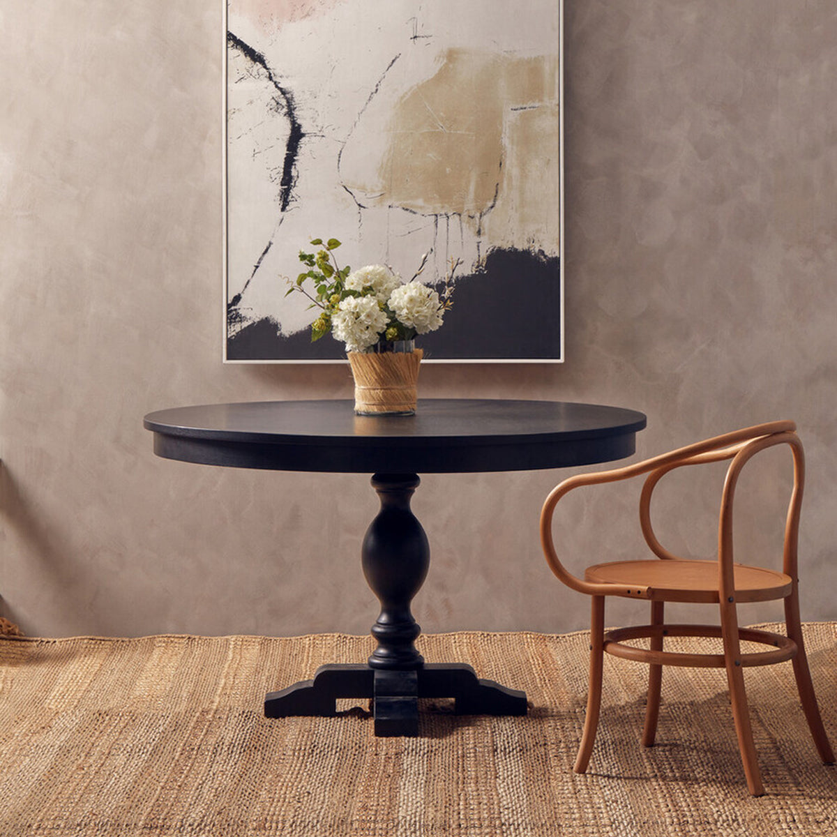 Kuta Natural Large Candle Holder