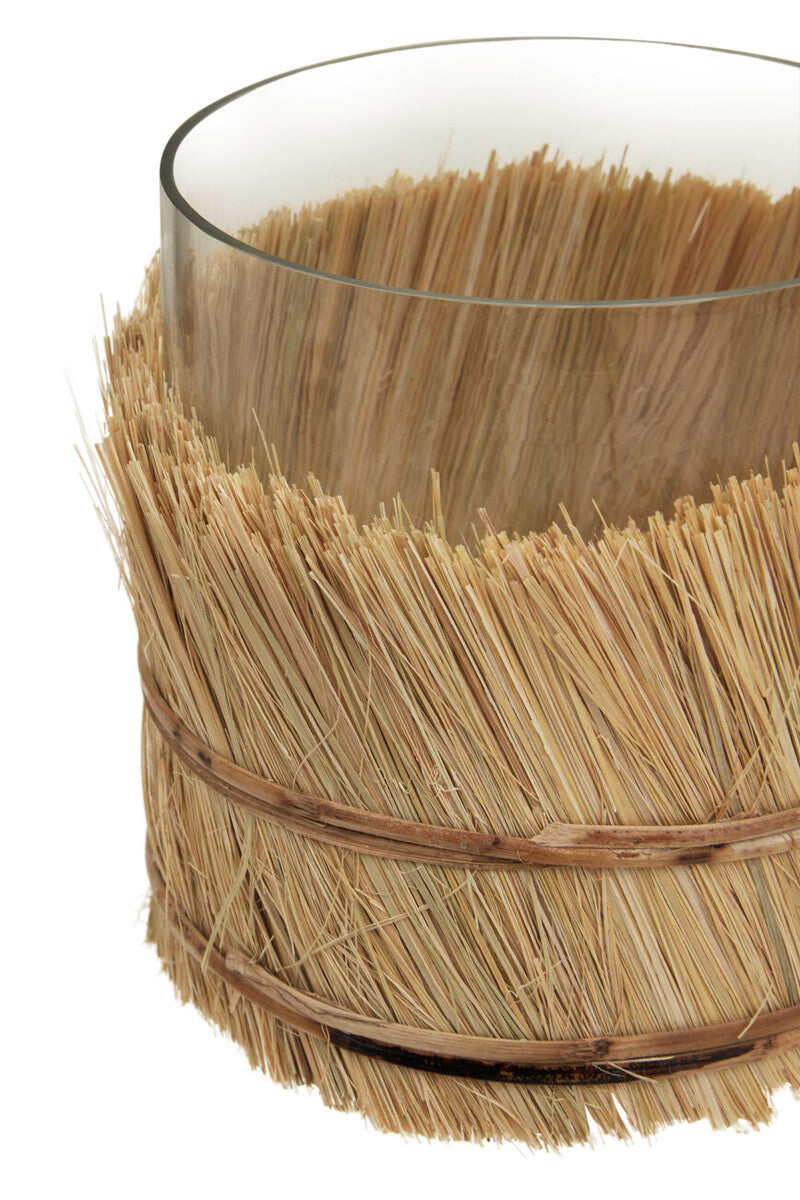 Kuta Natural Small Candle Holder