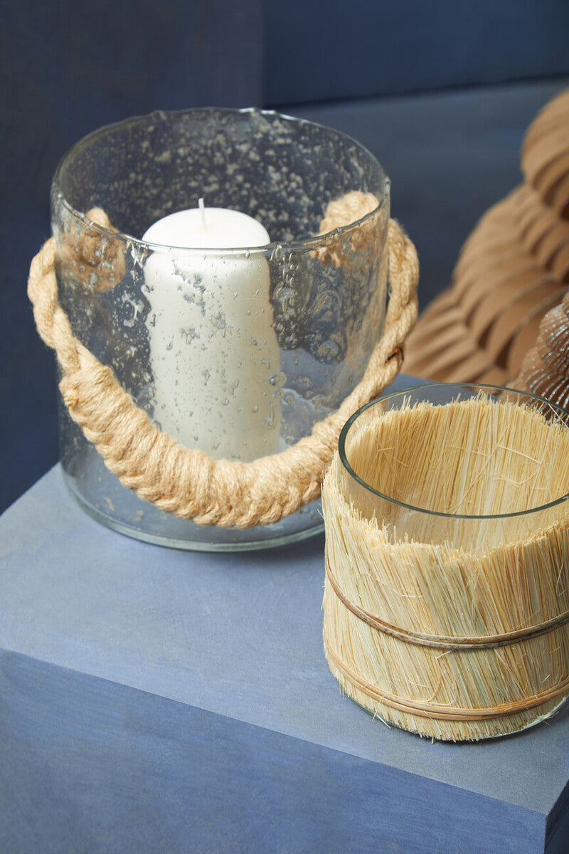 Kuta Natural Small Candle Holder