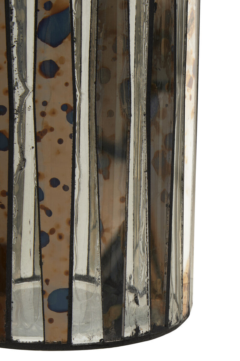Gaia Metallic Large Candle Holder