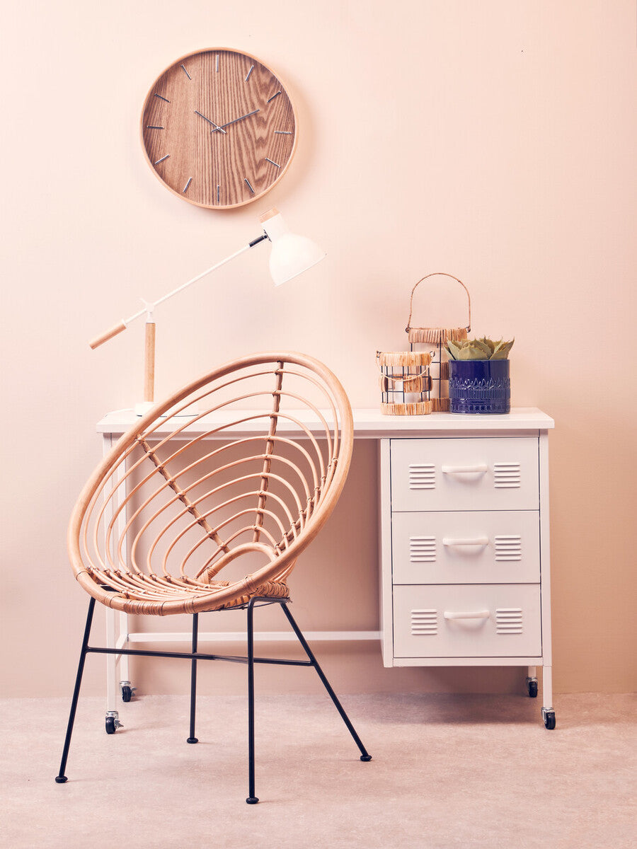 Kuta Natural And Black Small Lantern