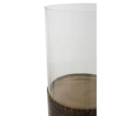 Akola Large Antique Gold Candle Holder - Image 5