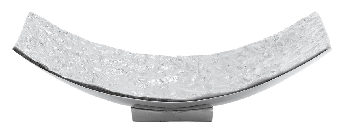 Akola Silver Textured Decorative Dish