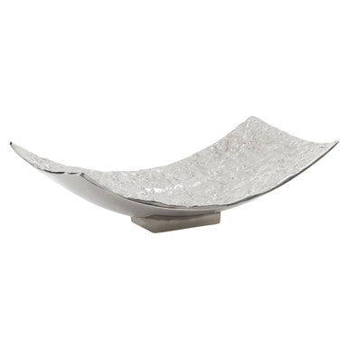 Akola Silver Textured Decorative Dish