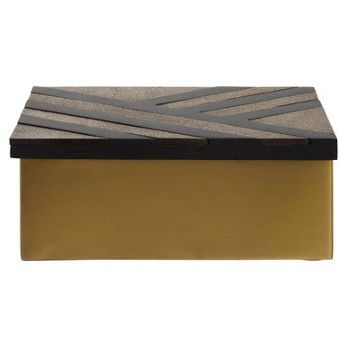 Aris Large Black and Gold Storage Box