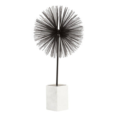 Mirano Black Finish Starburst Sculpture