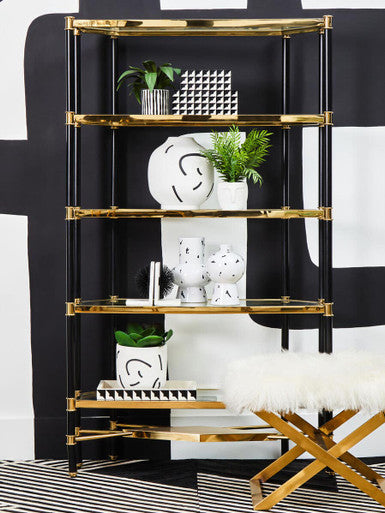 Tundra White and black Small Vase