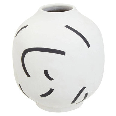 Tundra Black And White Vase - Image 6