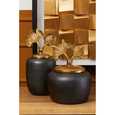 Danna Small Ginkgo Jar