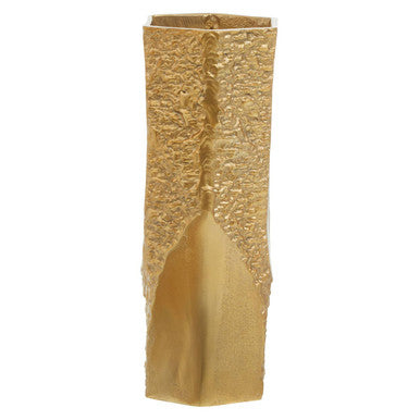 Dante Small Gold Textured Vase