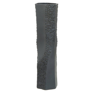 Dante Large Grey Textured Vase - Image 2