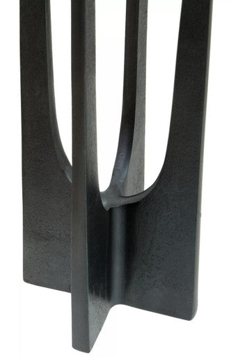 Dante Large Grey Finish Candle Holder