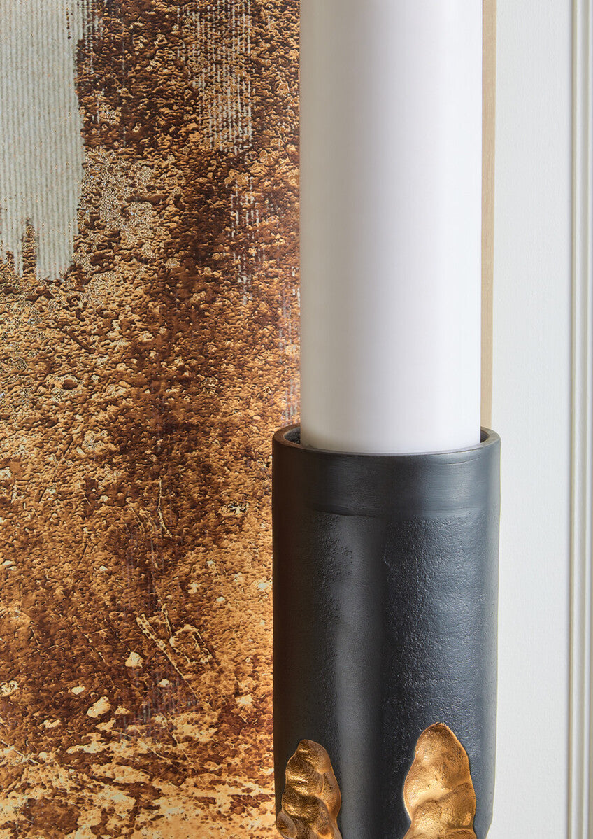 Daito Large Black and Gold Finish Candle Holder - Image 5