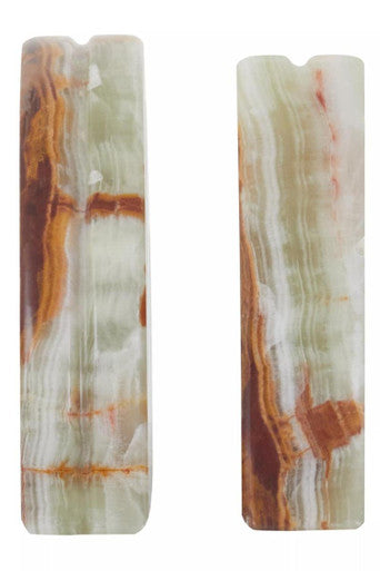 Oleena Set Of Two Onyx Bookends