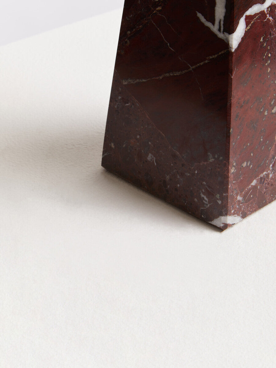 Salmo Small Red Marble Obelisk