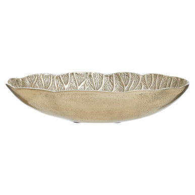 Salma Gold Finish Lotus Leaf Bowl.