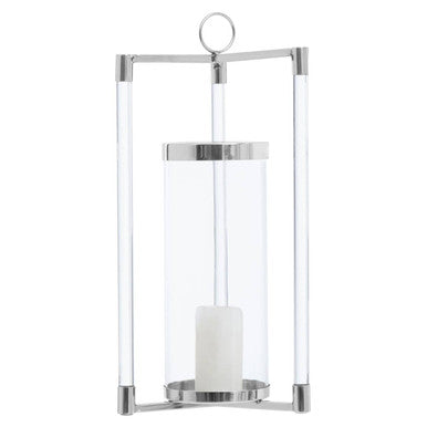 Franklin Large Silver Finish Lantern