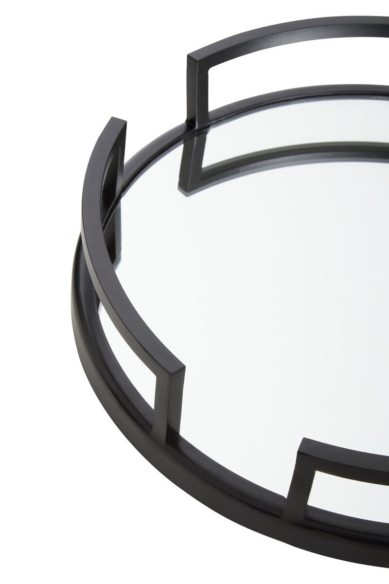 Cruzar Matte Black Mirrored Tray - Image 6