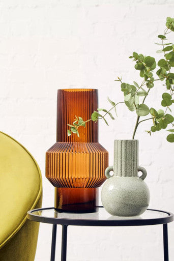 Calcita Small Green Stoneware Vase