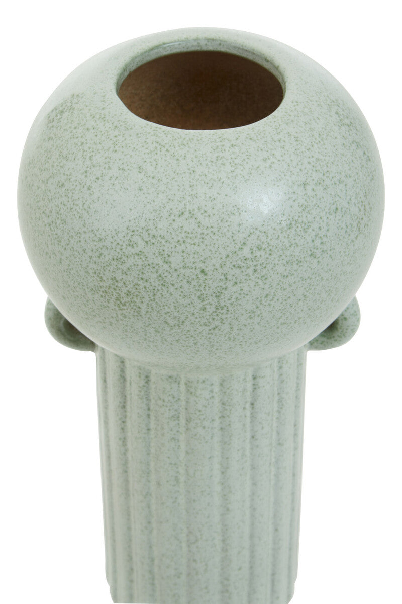 Calcita Large Green Stoneware Vase