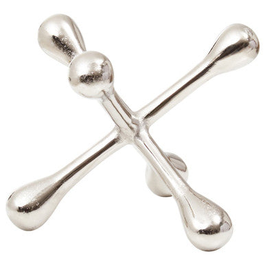 Prato Silver Finish Jack Sculpture - Image 2