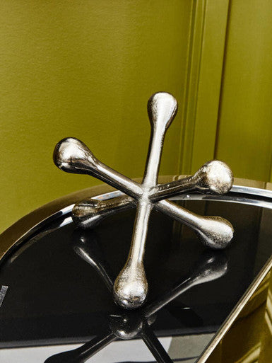 Prato Silver Finish Jack Sculpture