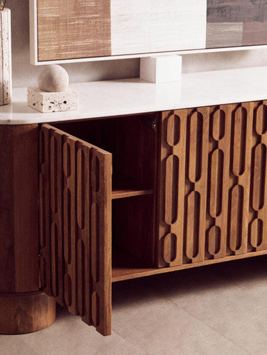 Tibor Travertine Sculpture